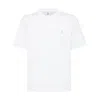 Brunello Cucinelli Crewneck T-shirt With Straight Hem And Soft Fabric
