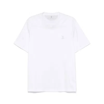 Brunello Cucinelli T-shirts In White