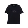 Brunello Cucinelli Cotton Crew Neck T-shirt With Graphic Print In Black