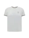 Brunello Cucinelli Embroidered-detail Cotton T-shirt In White