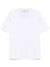 Brunello Cucinelli Men Cotton Jersey Crew-neck T-shirt With Logo And Faux-layering