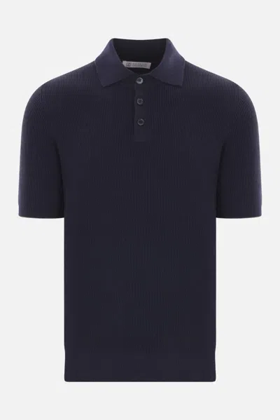 Brunello Cucinelli T-shirts And Polos In Blue