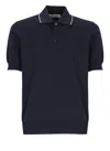 Brunello Cucinelli Regular Plain Polo Shirt In Blue
