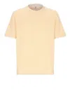 Brunello Cucinelli Relaxed-fit Cotton T-shirt With Contrasting Inserts