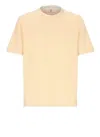 Brunello Cucinelli Relaxed-fit Cotton T-shirt With Contrasting Inserts