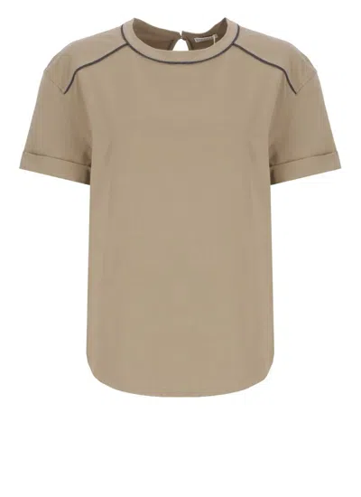 Brunello Cucinelli T-shirts And Polos In Beige