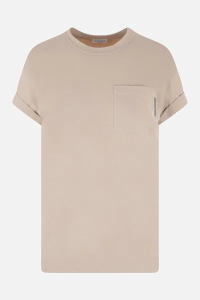 Brunello Cucinelli T-shirts And Polos In Beige