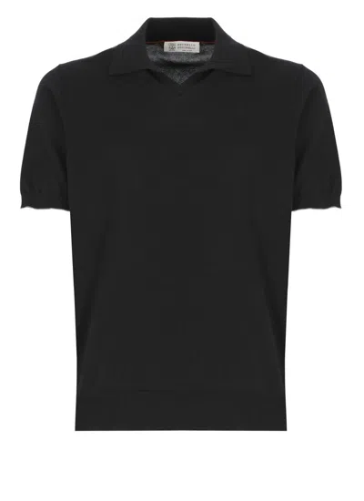 Brunello Cucinelli T-shirts And Polos Black