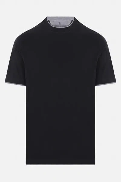 Brunello Cucinelli T-shirts And Polos In Black