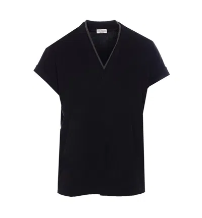 Brunello Cucinelli T-shirts And Polos In Blue