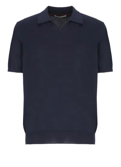 Brunello Cucinelli T-shirts And Polos Blue