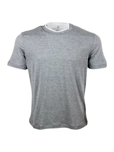 Brunello Cucinelli T-shirts And Polos In Grey
