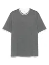 Brunello Cucinelli T-shirts And Polos Grey In Gray