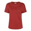 Brunello Cucinelli T-shirt Whit Embellishments In Multicolor