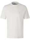 Brunello Cucinelli Logo Embroidered Layered T-shirt White In Multicolor