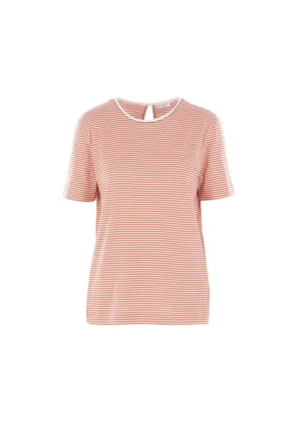 Brunello Cucinelli T-shirts And Polos In Orange