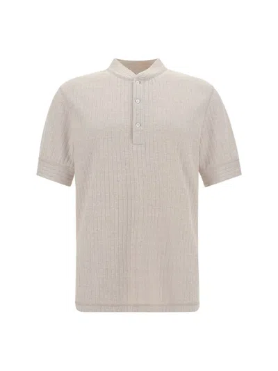 Brunello Cucinelli T-shirts In Beige