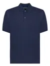 Brunello Cucinelli Contrasting-trim Cotton Polo Shirt In Blue