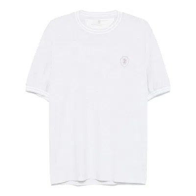 Brunello Cucinelli T-shirts In Grey