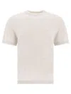Brunello Cucinelli Essential Short-sleeved T-shirt In Gray