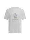 Brunello Cucinelli Cotton Anamnesis Print T-shirt In Multi