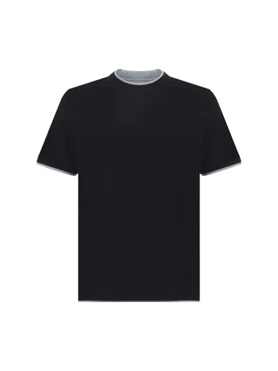Brunello Cucinelli T-shirts In Black