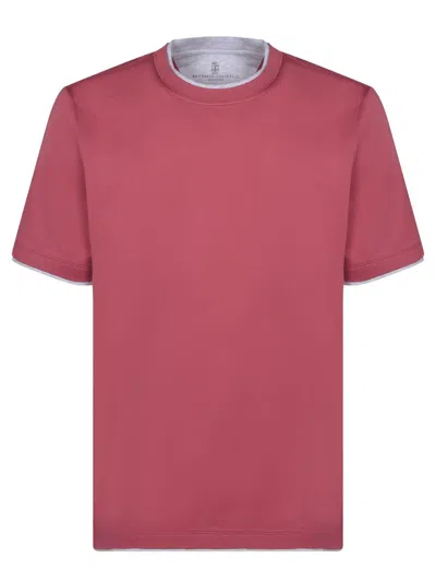 Brunello Cucinelli T-shirts In Red