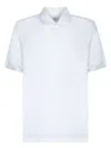 Brunello Cucinelli White Piquã© Polo Shirt In White