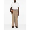 Brunello Cucinelli Logo-embroidered Cotton T-shirt In White