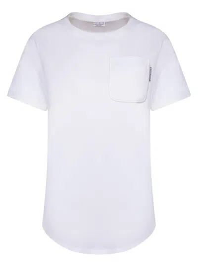 Brunello Cucinelli T-shirts In White