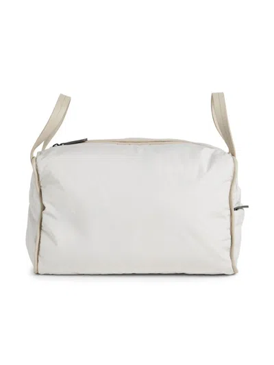 Brunello Cucinelli Kids' Taffeta Bag In White