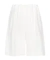Brunello Cucinelli Tailored Bermuda Shorts In White