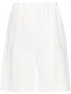 Brunello Cucinelli Tailored Bermuda Shorts In White