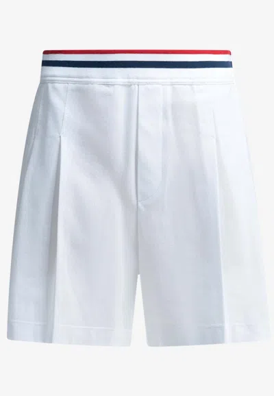 Brunello Cucinelli Tailored Bermuda Shorts In White