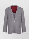 Brunello Cucinelli Tailored Blazer Notch Lapels In Gray