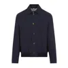 Brunello Cucinelli Tailored Blue Jacket With Classic Button-up Design And Side Pockets