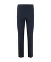 Brunello Cucinelli Tailored Cotton-blend Trousers In Black