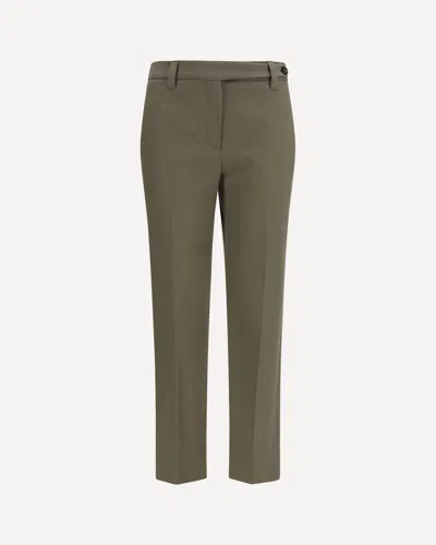 Brunello Cucinelli Tailored Cotton Pants In Gray