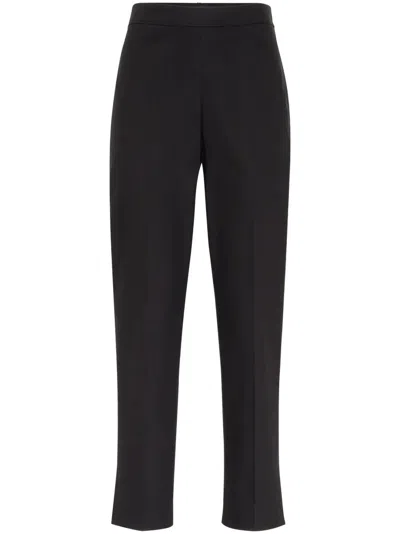 Brunello Cucinelli Tailored Cotton Trousers In Red