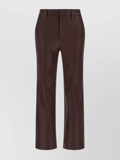 BRUNELLO CUCINELLI 'TAILORED GEOMETRIC CIGARETTE' TROUSERS WITH BELT LOOPS