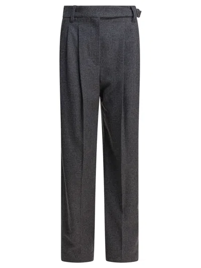 Brunello Cucinelli Tailored Grey Trousers In Gray