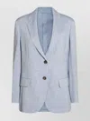 Brunello Cucinelli Tailored Jacket With Back Vent And Front Pockets