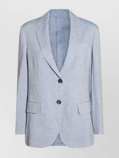 Brunello Cucinelli Tailored Jacket With Back Vent And Front Pockets