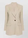 Brunello Cucinelli Tailored Jacket With Notched Lapels In Multi