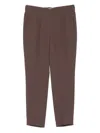 Brunello Cucinelli Women Tailored Jogger Pants In Brown