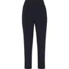 Brunello Cucinelli Tapered Cropped Trousers In Blue