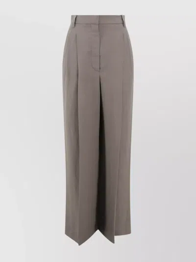 BRUNELLO CUCINELLI TAILORED LINEN BLEND PANTS