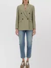Brunello Cucinelli Tailored Longline Jacket Button Detailing