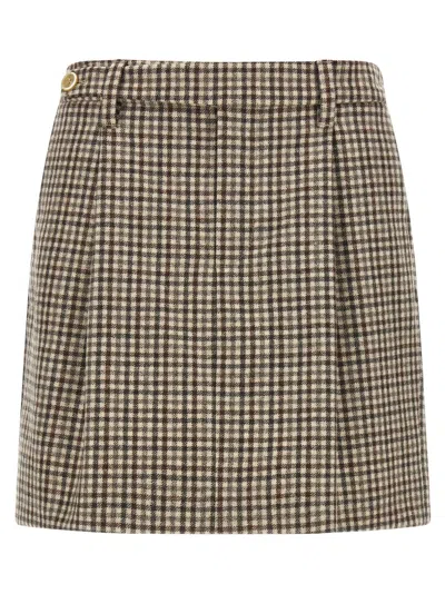 BRUNELLO CUCINELLI BRUNELLO CUCINELLI TAILORED MINI SKIRT