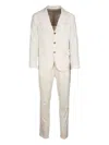 Brunello Cucinelli Three-button Single-breasted Suit In White